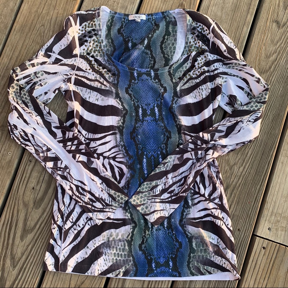 Cache Animal Print Top - image 1